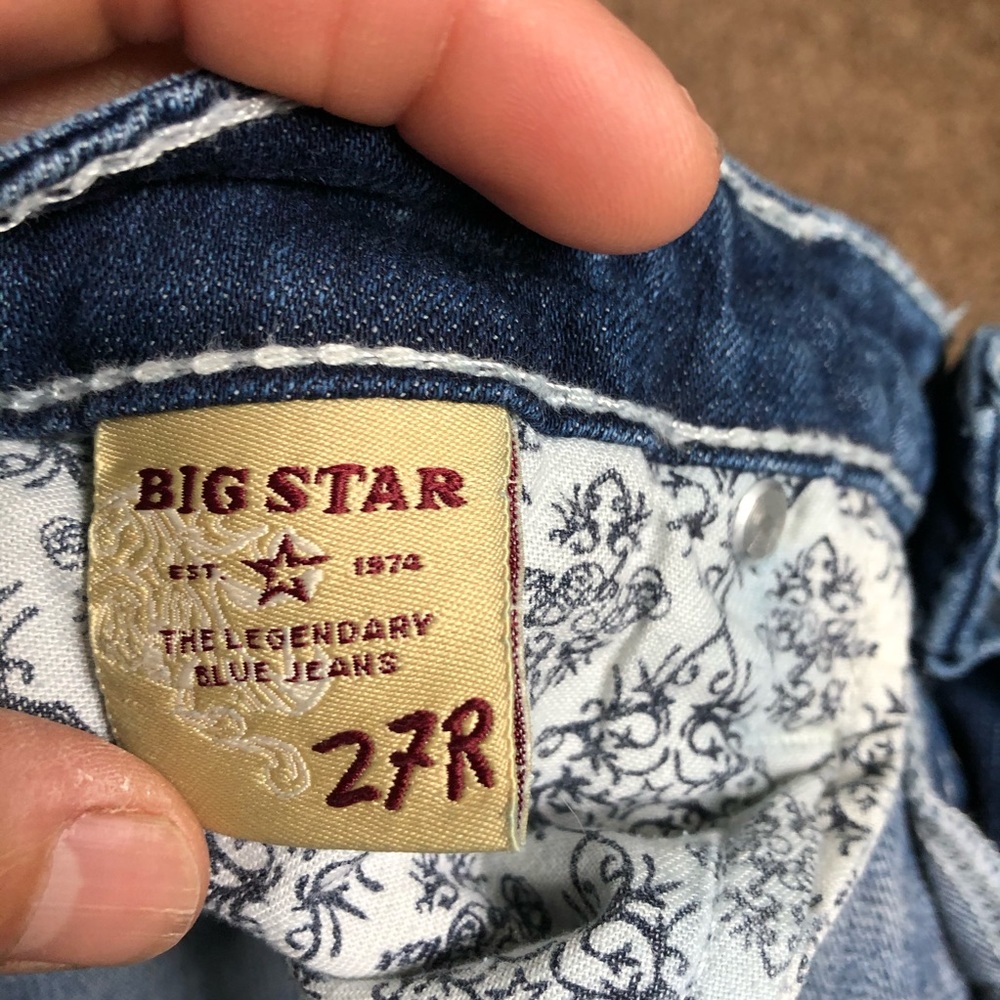 Super cute Big Star Remy Low Rise 27R. - Picture 7 of 8